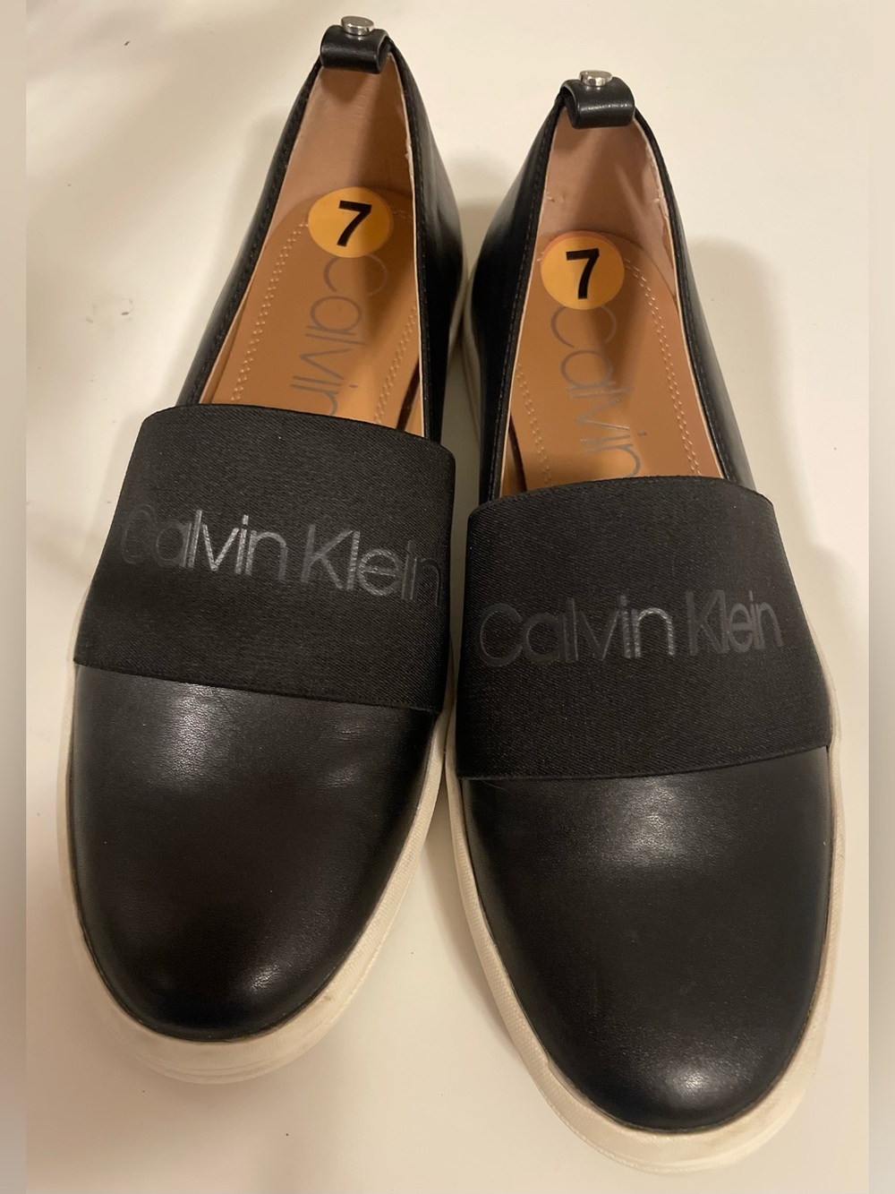 Calvin Klein Black Slip-Ons